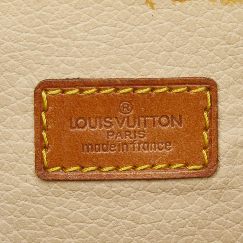LOUIS VUITTON Authentic Brown Monogram Leather Tote Bag - Picture 13 of 14
